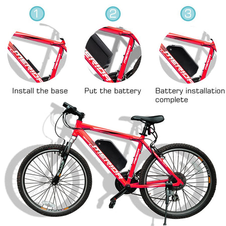 (EU Warehouse)Polly Ebike Lithium 48V 24Ah LG CELLS 21700 Electric Bicycle Downtube Battery For 0 - 1500W Motor - Fengli Power Tech Ltd