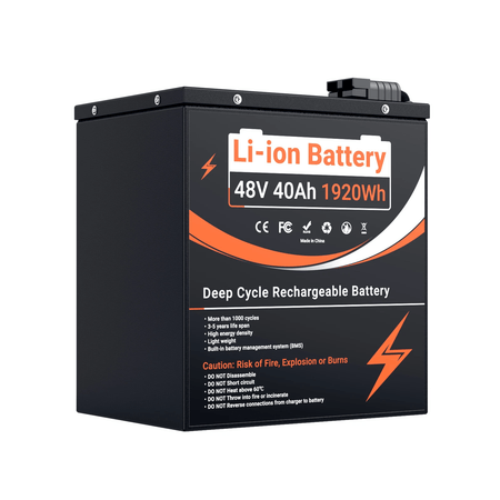 (UK Warehouse) 48V 40Ah LiFePO4 battery ebike power battery Lithium Pack for RV Sola electric bicycle, electric tricycle, e - scooter, street lights, monitoring, power bank, flashlights, emergency supply, nebulizerr Off - grid With 50A BMS - Fengli Power Tech Ltd