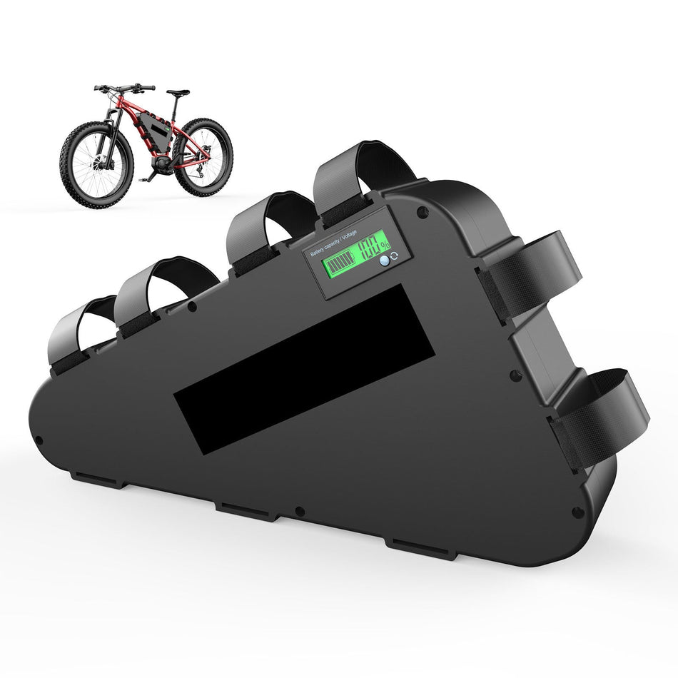 Ebike Battery 48V 28.8AH Triangle Long Range electirc Bike Lithium Battery with Charger for ebike, scooter 0-1800W Motor