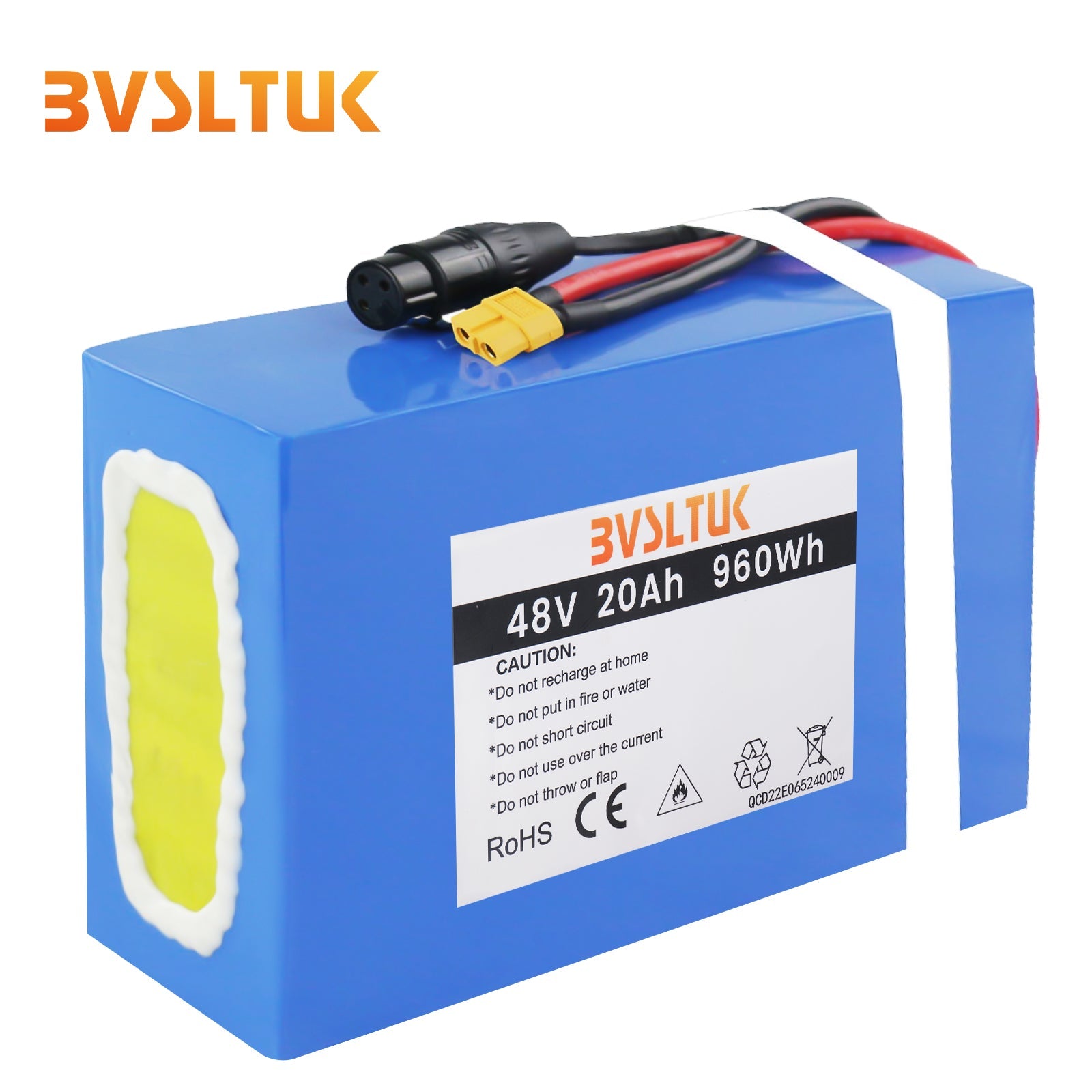 48V 20AH Ebike Battery for 50W-1800W Ebike Motercycle, Go-kart, Scooter, Waterproof lithium Battery Pack Rechargeable