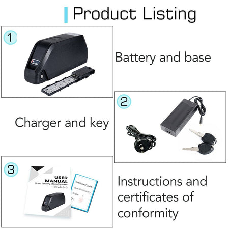 (UK Warehouse) 48V 30Ah E - bike Lithium Battery Li - ion ebike batteries pack for 48V 250w 500W 750W 1000W 1500w 2000W Bafang/Voilamart and Other Motor(W/ Charger & 50A Smart BMS Board With GPS) - Fengli Power Tech Ltd