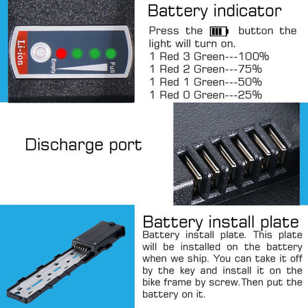 (UK Warehouse) 48V 30Ah E - bike Lithium Battery Li - ion ebike batteries pack for 48V 250w 500W 750W 1000W 1500w 2000W Bafang/Voilamart and Other Motor(W/ Charger & 50A Smart BMS Board With GPS) - Fengli Power Tech Ltd