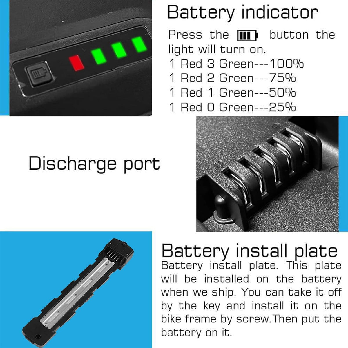 (UK Warehouse) 52V 25Ah Shark/Jumbo Battery reention polly DP - 7 super shark Li - ion battery ebike batteries pack 250w - 1500w Bafang/Voilamart and Other Motor(With Charger & BMS Board) - Fengli Power Tech Ltd