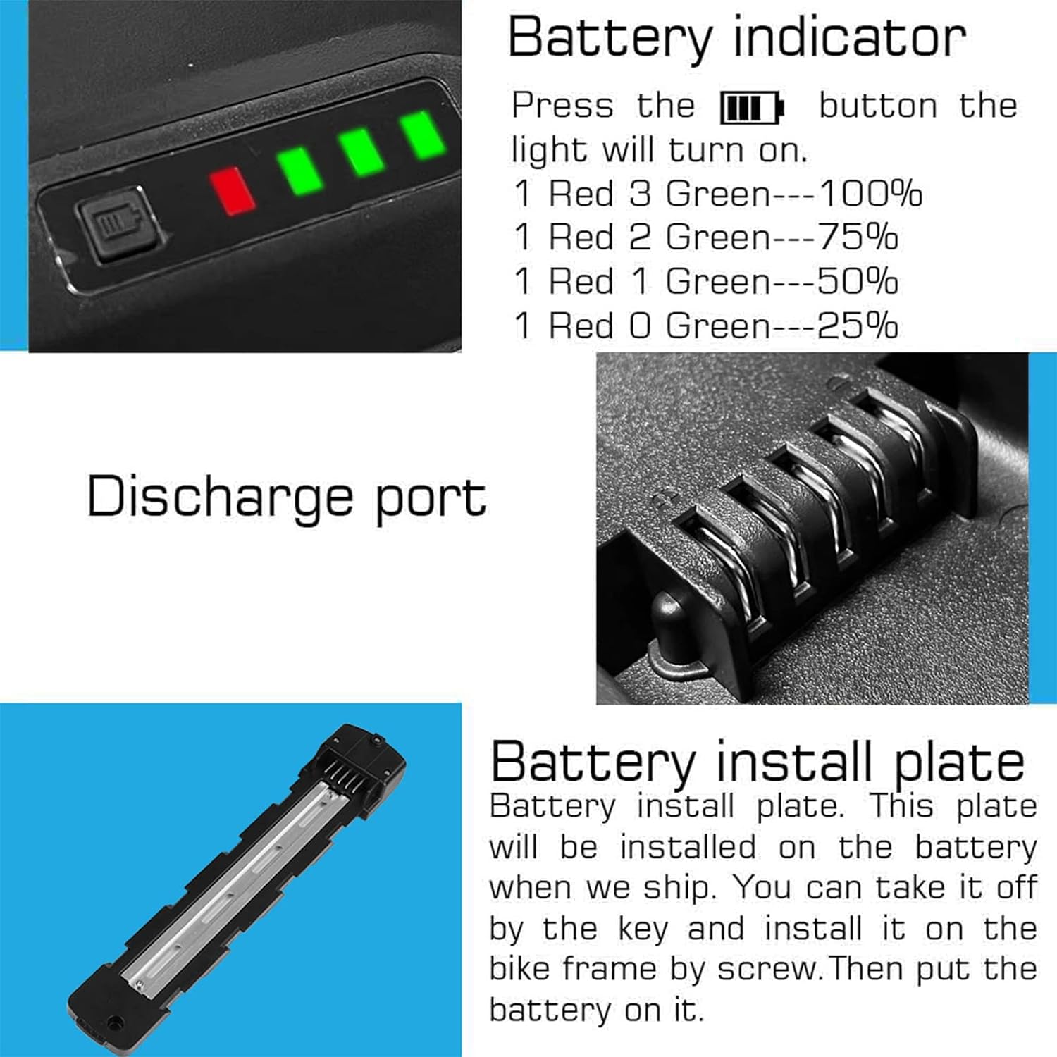 (UK Warehouse) 52V 25Ah Shark/Jumbo Battery reention polly DP - 7 super shark Li - ion battery ebike batteries pack 250w - 1500w Bafang/Voilamart and Other Motor(With Charger & BMS Board) - Fengli Power Tech Ltd