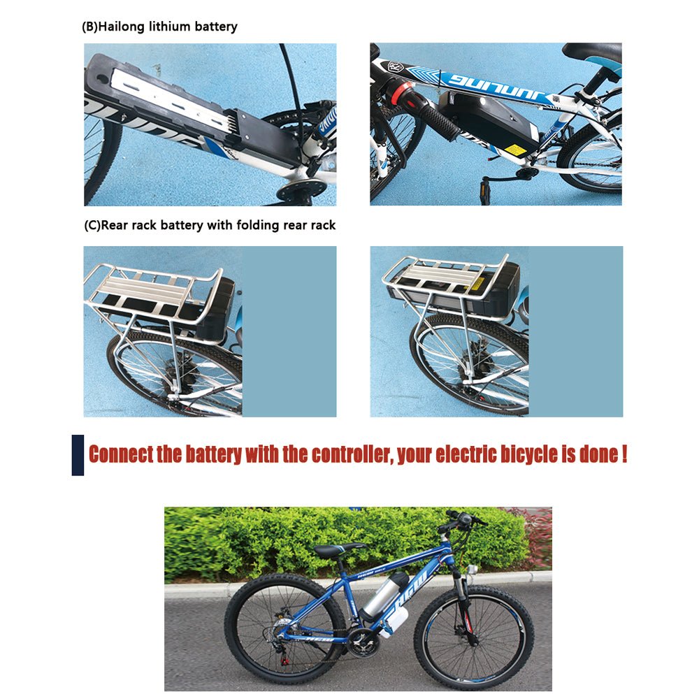 (UK Warehouse)26" Front wheel 48V 1000W E - Bike Wheel Hub Motor Conversion Kit for Electric Bicycle Bike DIY - Fengli Power Tech Ltd