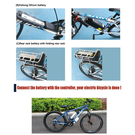 (UK Warehouse)26" Front wheel 48V 1000W E - Bike Wheel Hub Motor Conversion Kit for Electric Bicycle Bike DIY - Fengli Power Tech Ltd