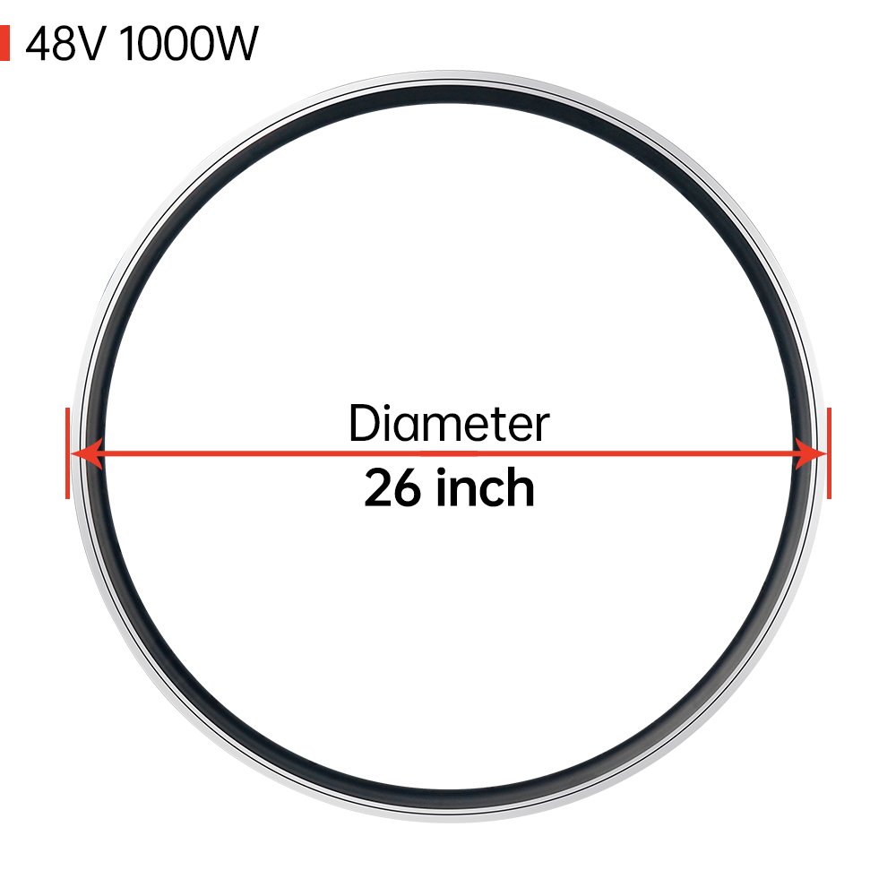 (UK Warehouse)26" Front wheel 48V 1000W E - Bike Wheel Hub Motor Conversion Kit for Electric Bicycle Bike DIY - Fengli Power Tech Ltd