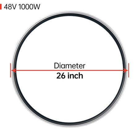 (UK Warehouse)26" Rear wheel 48V 1000W E - Bike Wheel Hub Motor Conversion Kit for Electric Bicycle Bike DIY - Fengli Power Tech Ltd