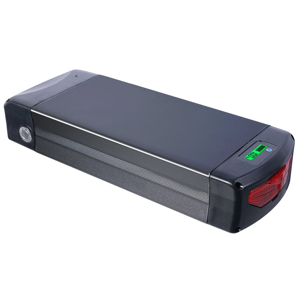 Ebike Battery With Luggage Rack for 1000W 1500W 3000W Ebike Conversion Kit