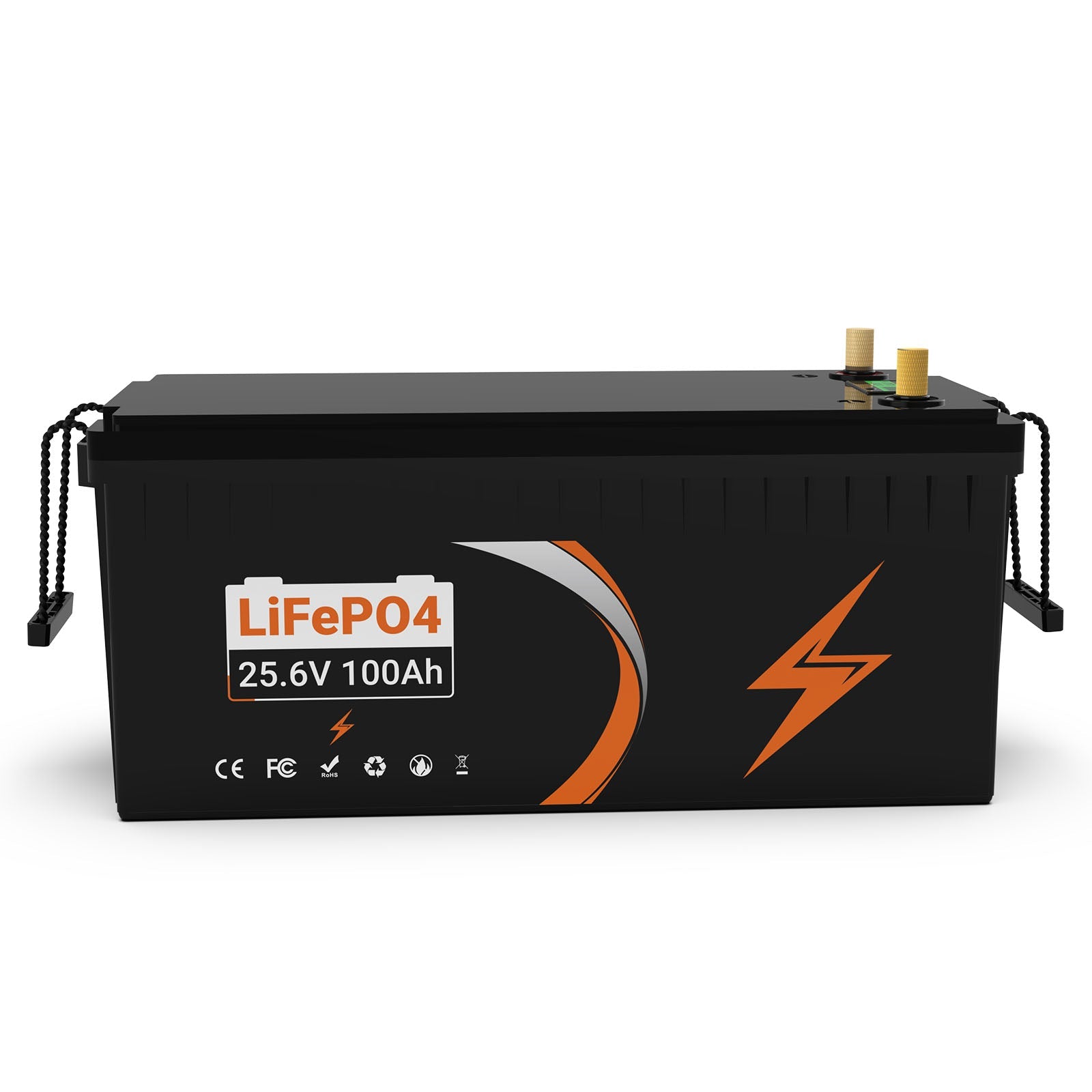 (US Warehouse) High efficiency, long lifespan, portable 12V/24V 100AH LiFePO4 Battery Rechargeable 4000 Deep Cycle For Solar Panel RV Marine Home Energy Built - in 100A BMS - Fengli Power Tech Ltd