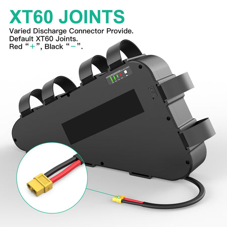 (EU Warehouse)48V 20Ah 50ABMS Triangle Lithium Ebike Battery with 3A Charger for 1800W Bicycle Motor - BMS EBike Tech Ltd